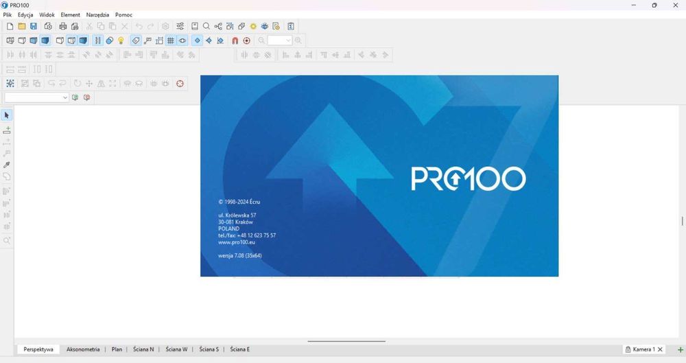 PRO100 7.08, Nowy Rozkrój, RenderKRAY, bibliotek 6gb, komplet stolarza