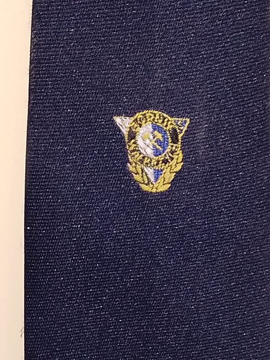 Krawat Górnik Wałbrzych herb