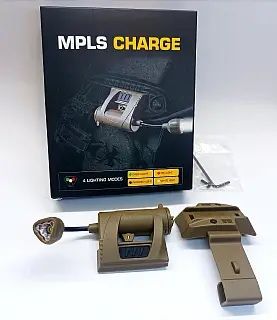 Фонарик на шолом, ліхтар на каску MPLS койот або олива
