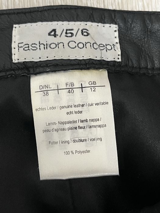 Шкіряні (nappa) штани розмір 38-40, М-L