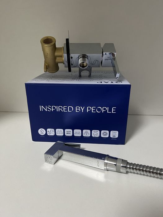 ‼️Чешский встраиваемый смеситель(кран) для гигиенического душа‼️