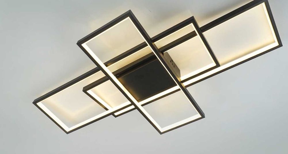 Смарт люстра светодиодная черная  SV  3S 110 Вт (БЕСПЛАТНАЯ Доставка)