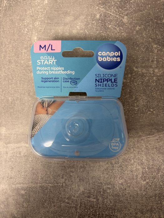 Накладки на соски Canpol babies EasyStart 2 шт, розмір M/L НОВІ