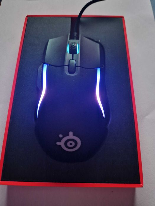 Myszka SteelSeries Rival 5 Rozdzielczość: 18000 dpi RGB 4 strefy Igła