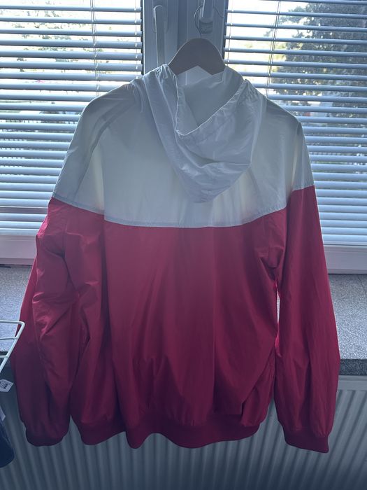 Kurtka wiatrówka nike windrunner bieganie polskie kolory retro 90s 80s