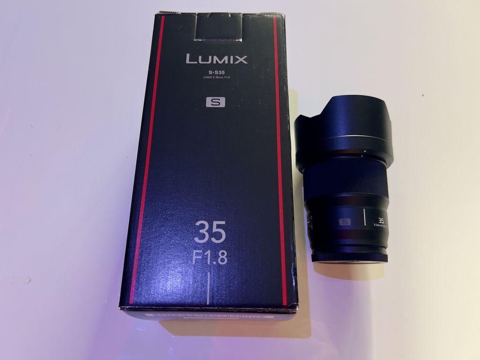 Aparat Lumix S1H + obiektywy 50mm, 35mm, 16-35mm + Rode VideomicPro+