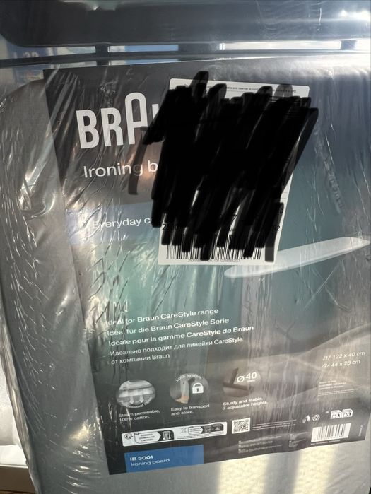 Tábua de Engomar BRAUN IB3001