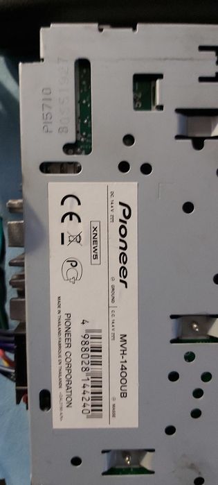 Pioneer MVH-1400 UB radio samochodowe USB + gratis