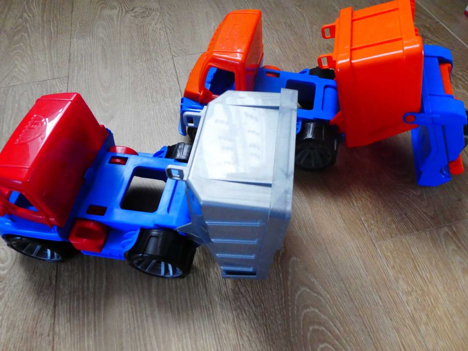 Zestaw samochody LENA wywrotka śmieciarka stan idealny