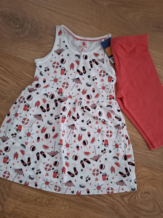 Komplet letni dziewczycy r. 104