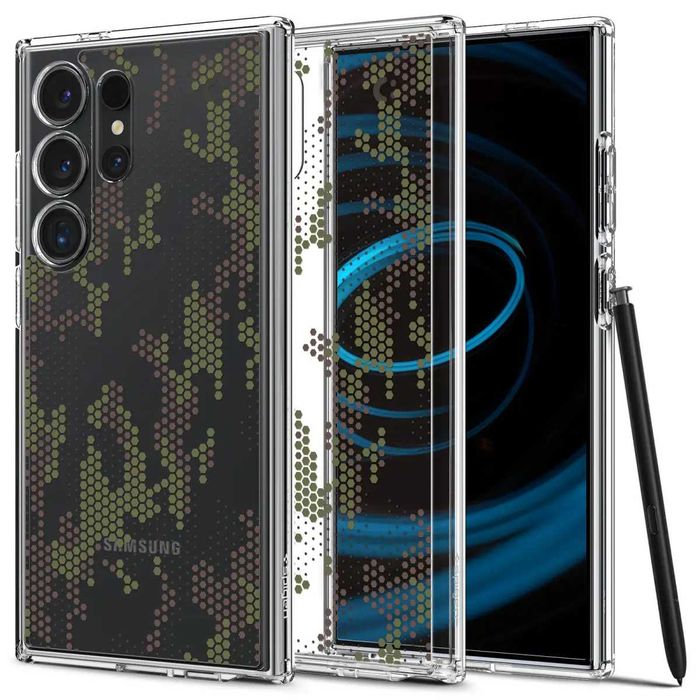 Чехол Spigen Ultra Hybrid для Samsung Galaxy S24 Ultra Digital Camo