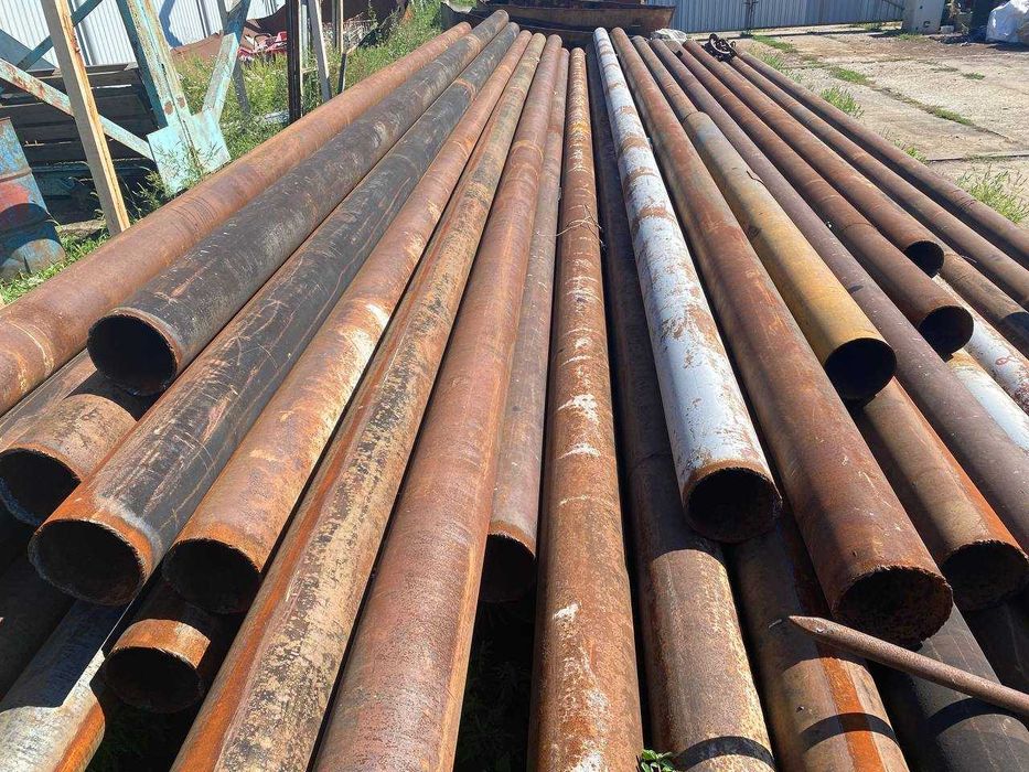 Труба круглая 219х7мм. б/у. Труба демонтаж. Металлопрокат