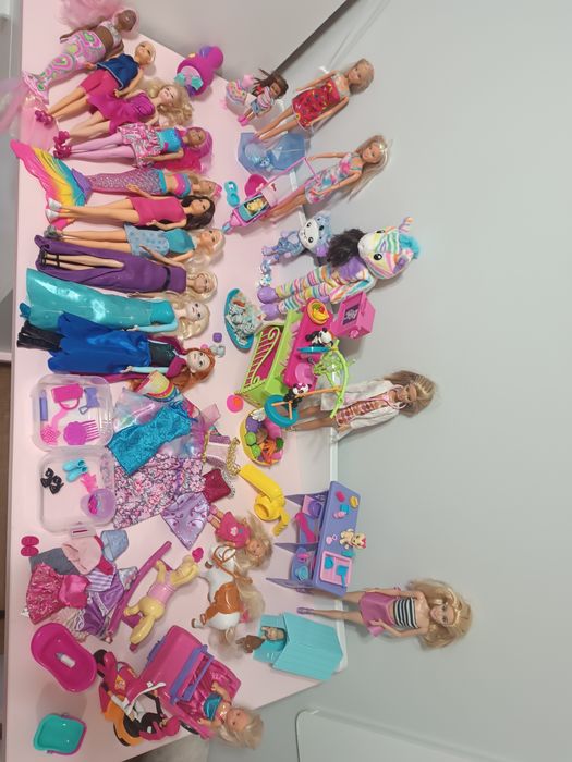 Duży zestaw Barbie
