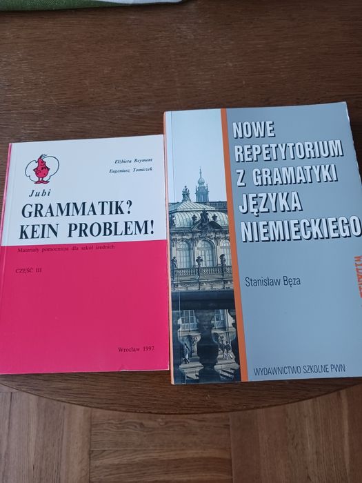 Język niemiecki. Repetytorium oraz gramatyka bez problemów.
