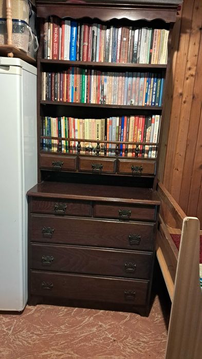 Bonanza segment pojedynczy, meble drewniane prl