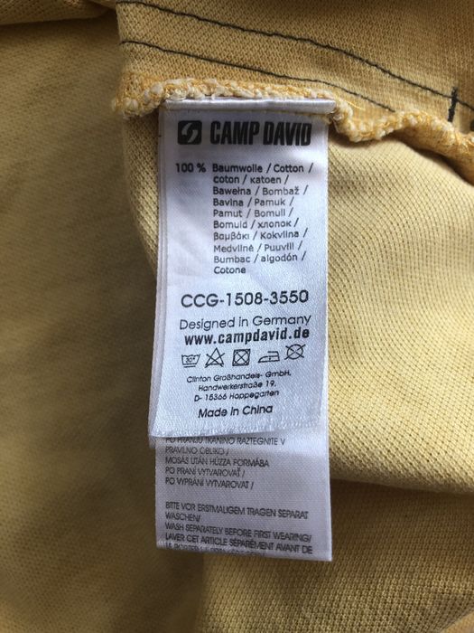 Bawełniany T-shirt Camp David XL