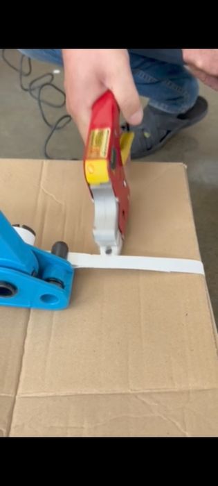 Упаковка полипропиленовой лентой