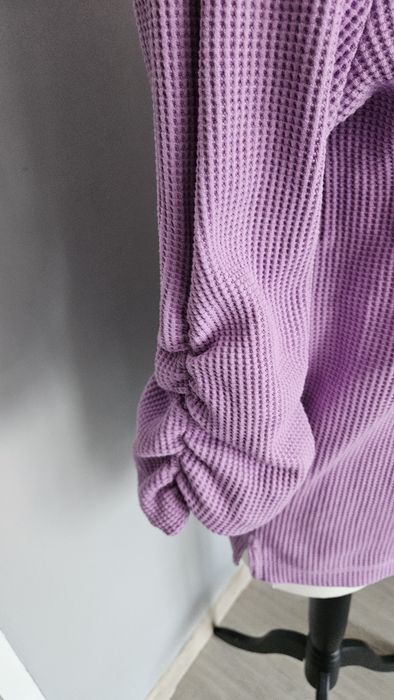 Sweter, marszczony rękaw