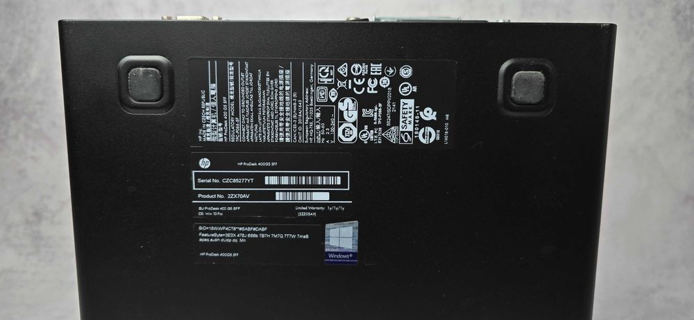 ПК HP Prodesk 400 G5 SFF i3-8100 8Gb DDR4 NVMe 256Gb Гарантія 12 міс