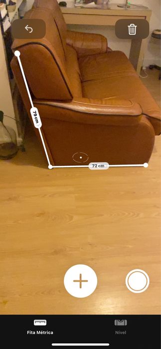 Sofa em pele genuina e de qualidade superior