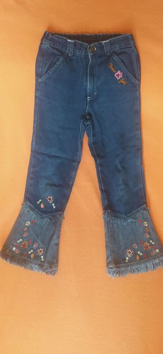 Джинсы детские утеплённые на рост 122-128 см