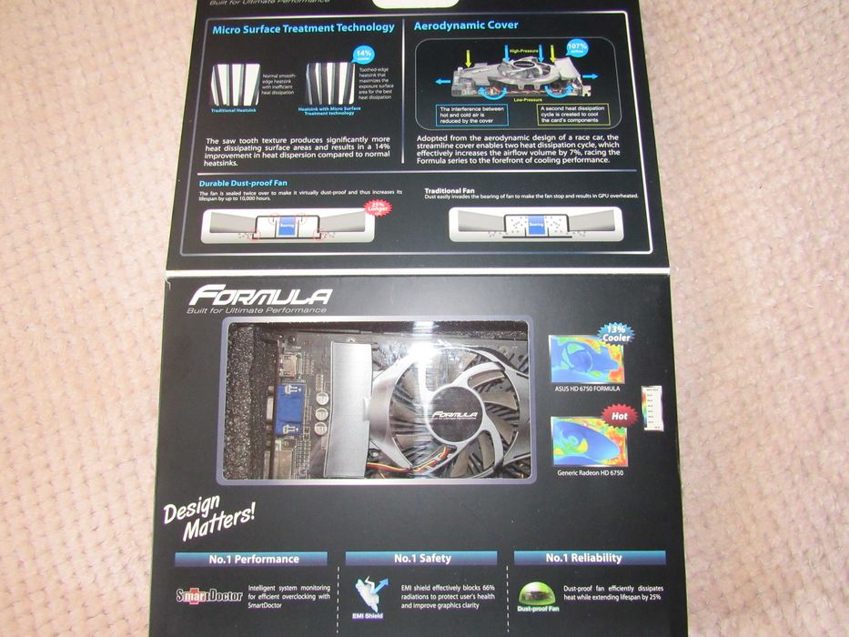 Asus PCI-E Radeon HD 6750 1Gb DDR5(128bit) (700/4000) (DVI,HDMI,D-Sub)