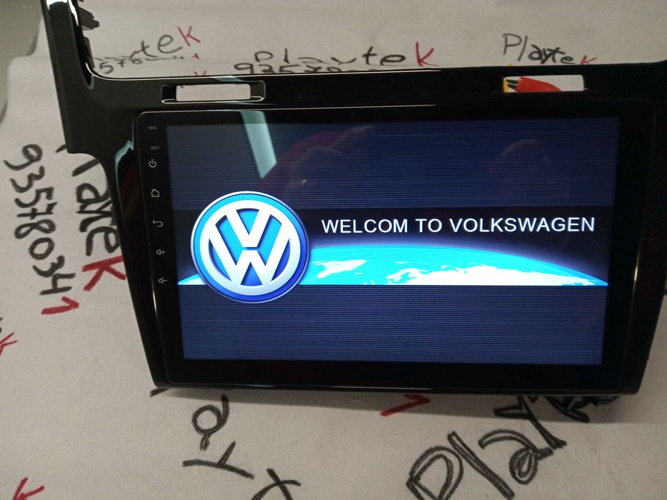 Rádio GOLF 7 - Android 13 – 2 DIN GPS WIFI - Novo Garantia PRETO