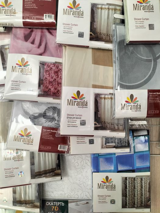 Шторка для ванной комнаты.