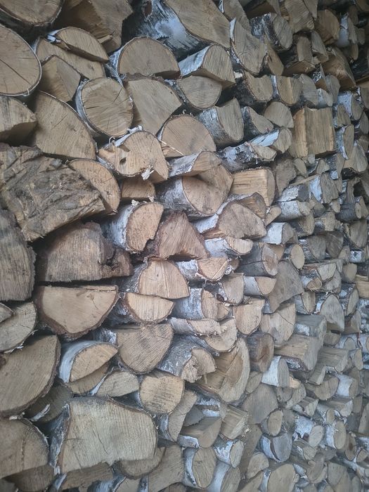 2m³ suche drewno brzozowe opałowe/kominkowe