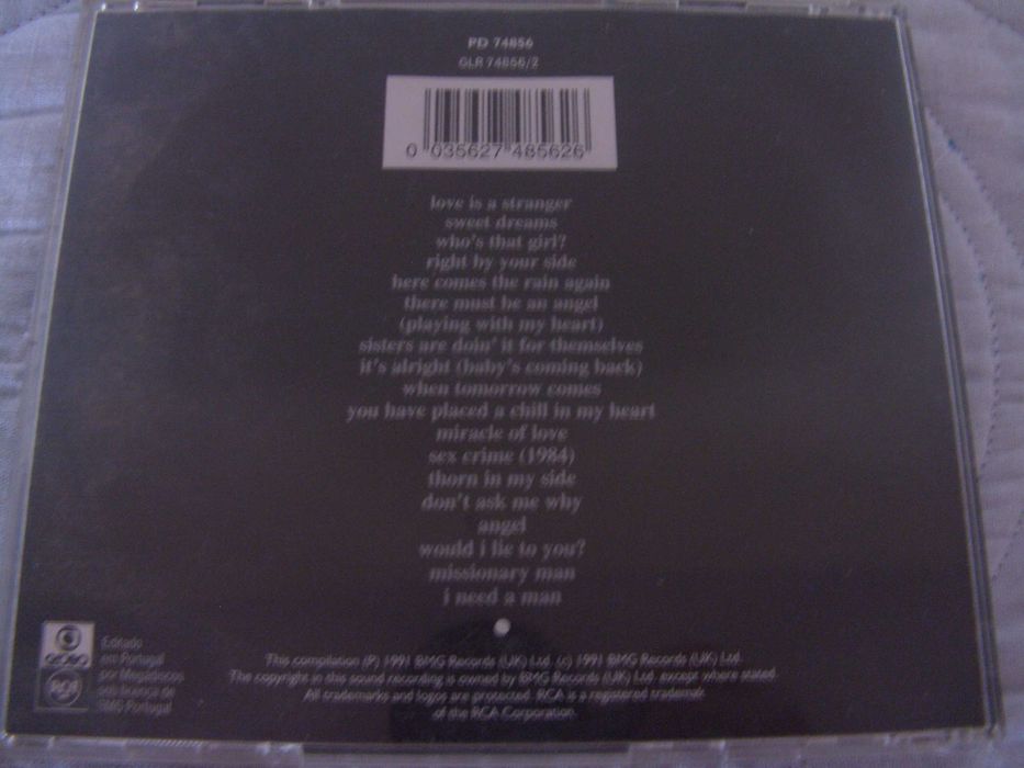 CD Eurythmics (greatests hits)