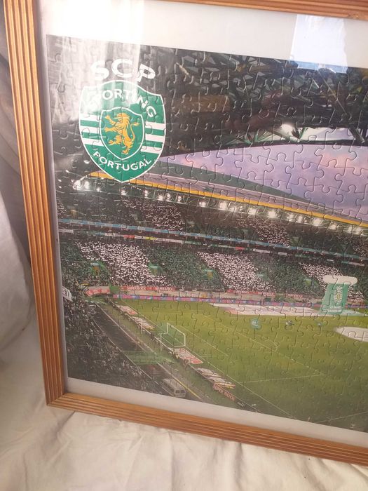 Puzzle Sporting com moldura