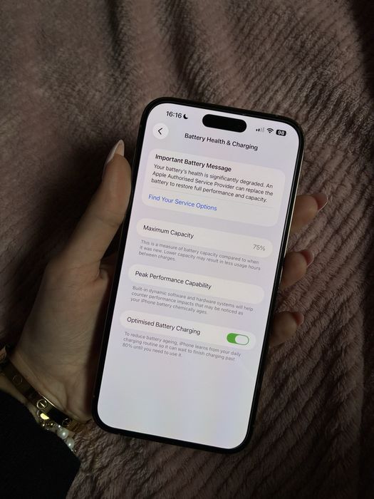 iPhone 14 Pro Max, 256gb, złoty