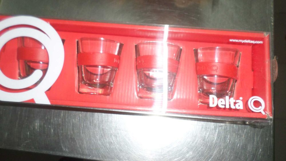4 copos p/ café delta q