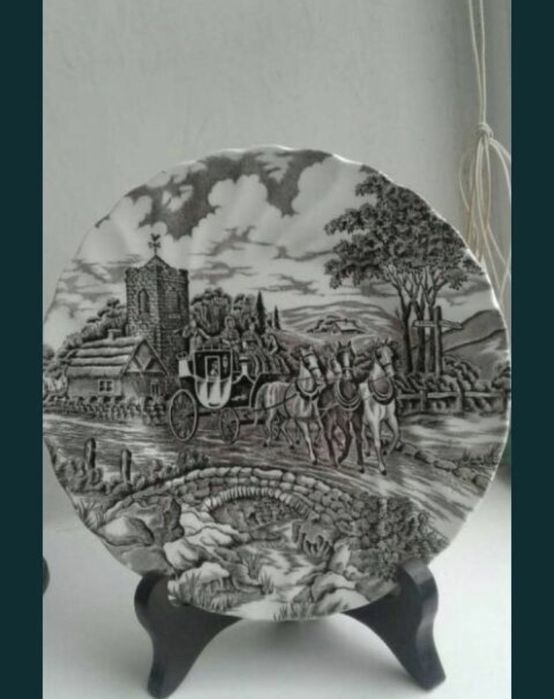 Тарелка Старая Англия Серия Королевская почта