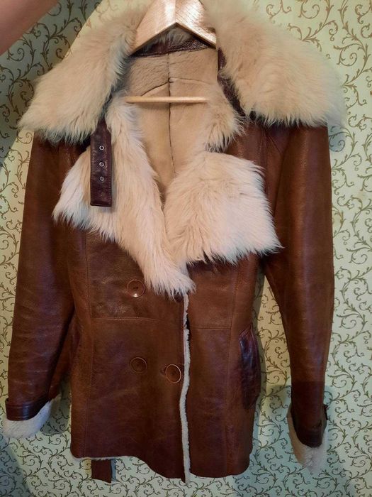 Справжній шик! ЕРІСА італійська дублянка авіатор: Ідеальна!