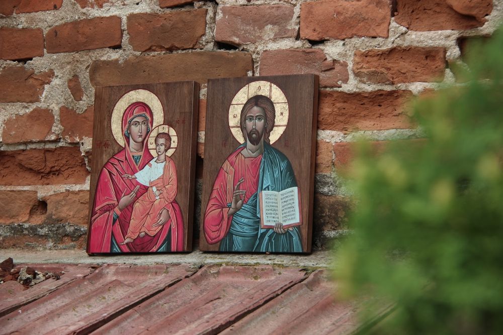 Ікони на весілля. Ікона під старовину. Икона
