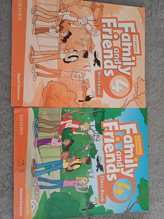 Family and Friends 4 Class book Workbook  + диск оригінал