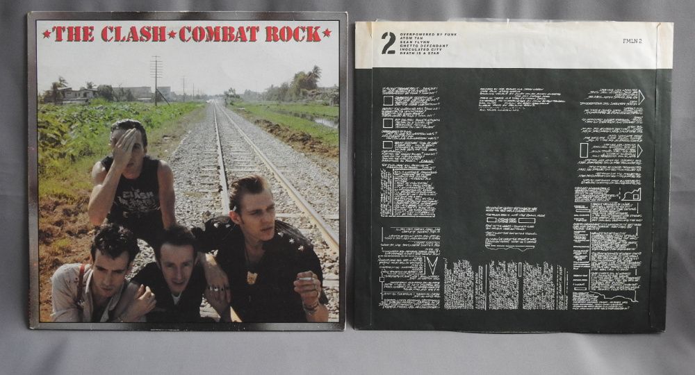 THE CLASH Combat Rock LP 1982 UK пластинка EX Британия 1press оригинал