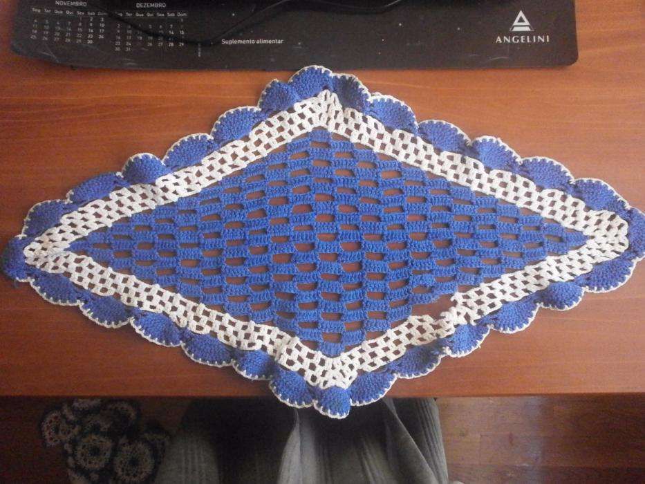 6 Naperon Crochet - Década de 60 - Venda Unitária disponivel