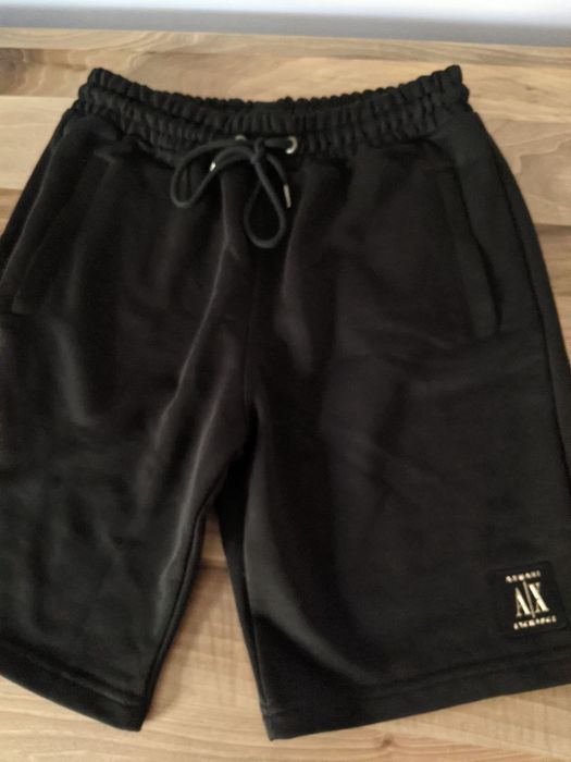 Чоловічі трикотажні шорти Armani Exchange, чорні, розмір XL