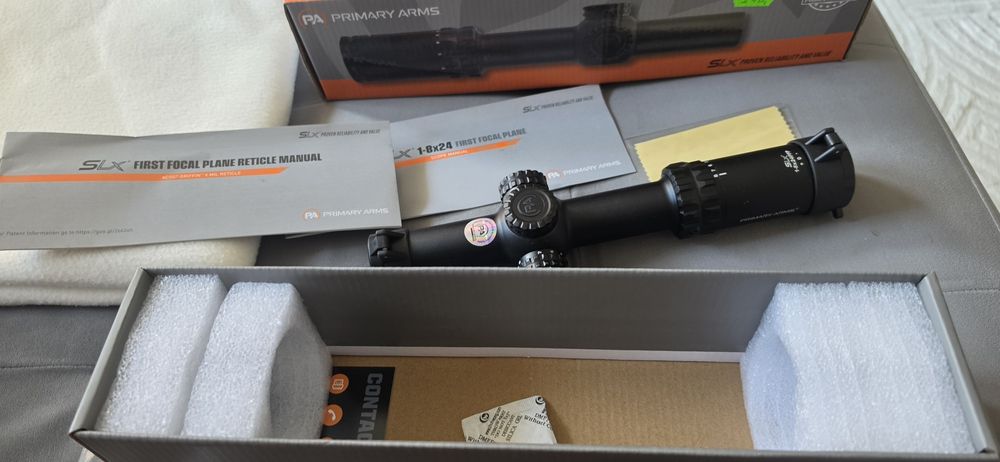 Luneta celownicza Primary Arms SLx 1-8X24 mm FFP ACSS Raptor 5,56/5,45/.308