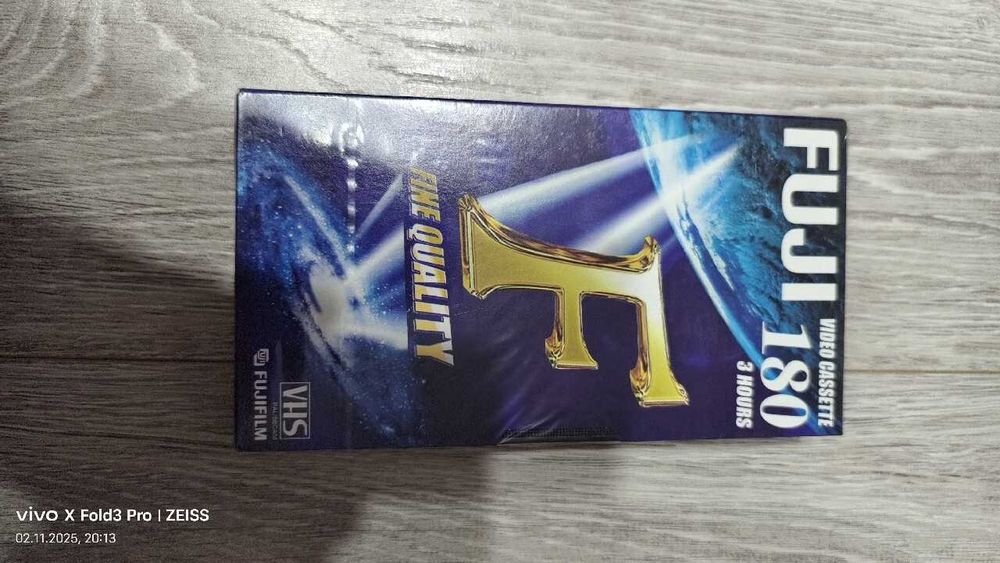 Kaseta VHS FUJI fine quality 180