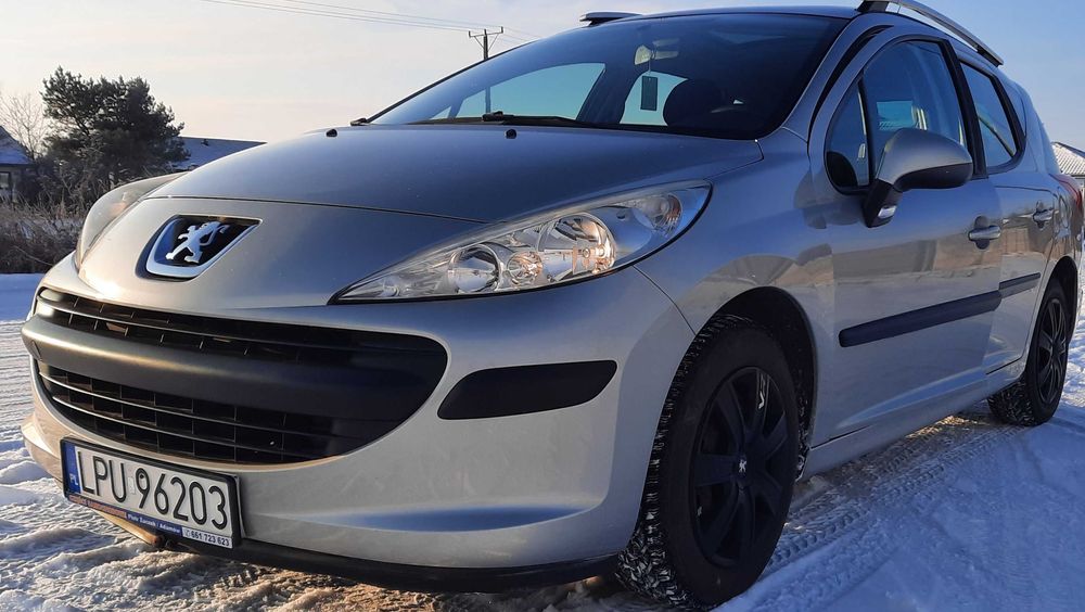 Peugeot 207 SW, 1.4 benzyna zwykły silnik, kombi, panoramiczny dach