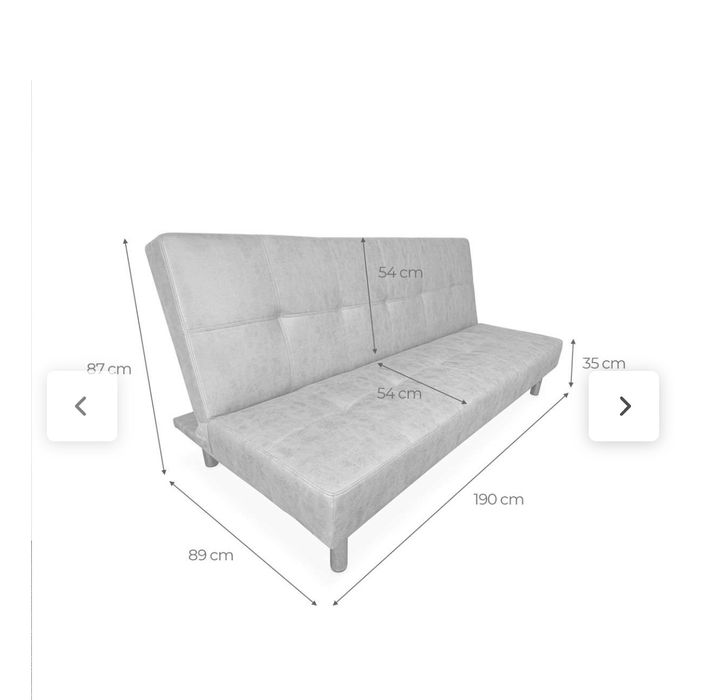 Sofá cama clic clac sem marcas