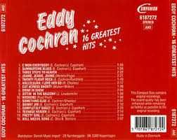 EDDIE COCHRAN 16 Greatest Hits CD Pop/R'n'R C'mon Everybody