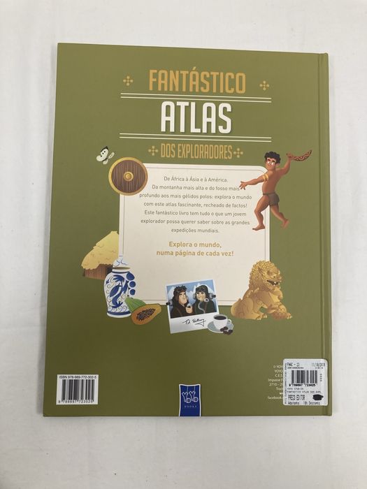 Livro Infantil Fantástico Atlas dos Exploradores