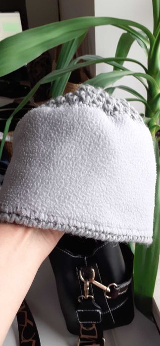 ciepła czapka Lee Cooper z wełny na polarze damska