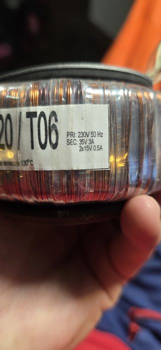 Transformator toroidalny TST120/T06  35v 15v
