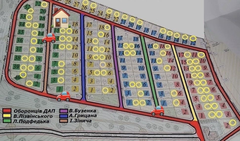 Земельна ділянка під житлову забудову 6 сотих/план/участок/Львів