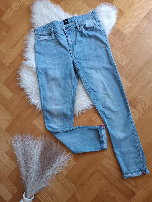Spodnie dżinsy damskie ASOS 38M wysoki stan